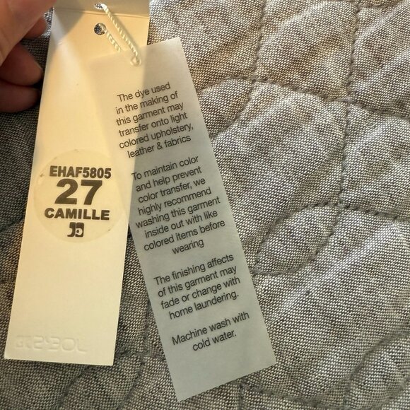 NWT designer brand jeans, 27, blue - Picture 7 of 16